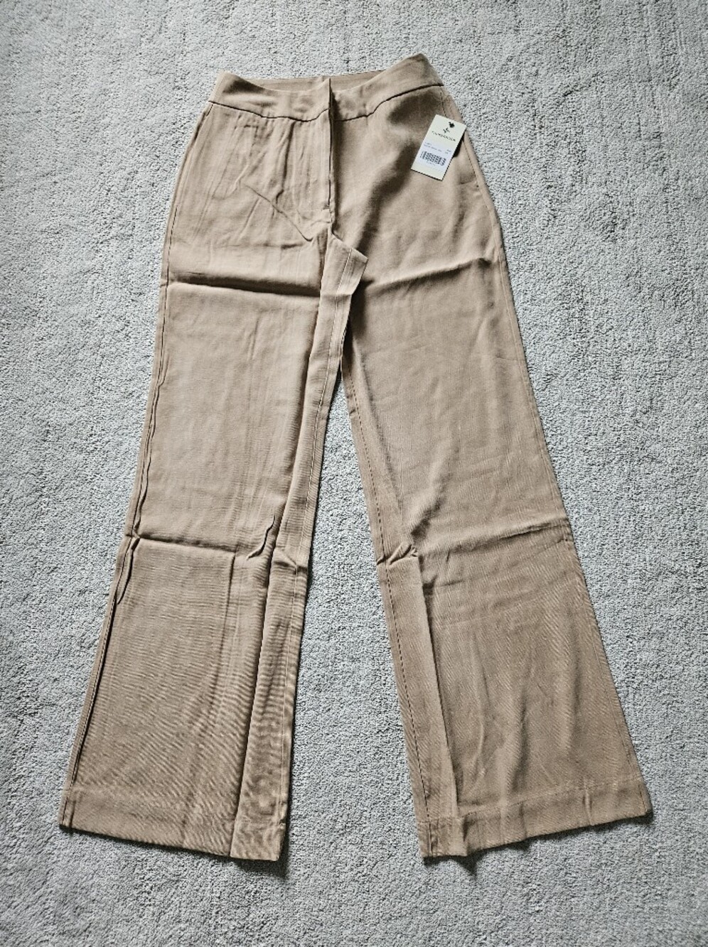 Tuckernuck Khaki Wide Leg Trousers Size 4